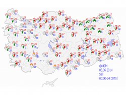 Ülkenin büyük bölümünde yağış görülecek