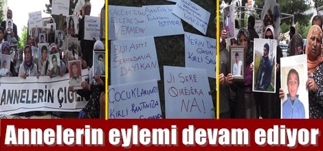 Diyarbakır'da annelerin eylemi devam ediyor