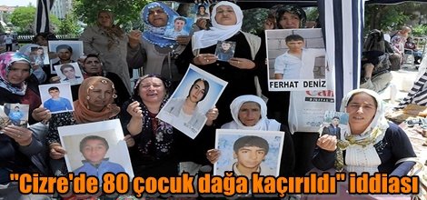 "Cizre'de son üç ayda 80 çocuk dağa kaçırıldı" iddiası