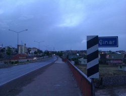 Çınar'da haziran ayında yağan sağanak yağmur şaşırttı