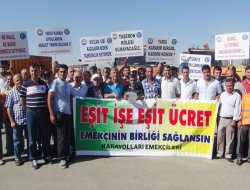 İşçiler: Taşeron işçiliğine karşıyız