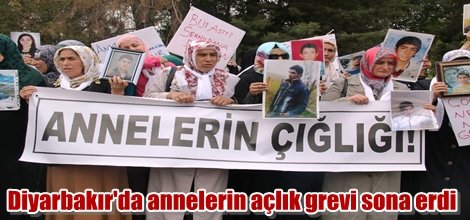 Diyarbakır'da annelerin açlık grevi sona erdi