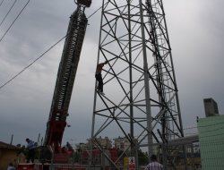 40 metrelik kulede intihar girişimi