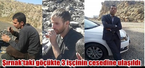 Şırnak'taki göçükte 3 işçinin cesedine ulaşıldı