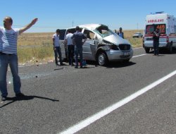 Siverek'te trafik kazası: 9 yaralı