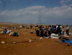 Zabıtalar dilencilerin çadırlarını söktü