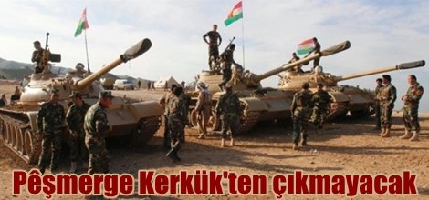 Peşmerge Kerkük'ten çıkmayacak