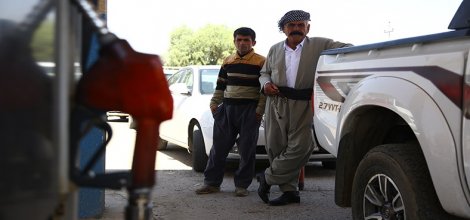 Hewlêr'e benzin yetişmiyor