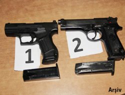 Kızıltepe'de ruhsatsız tabanca ele geçirildi