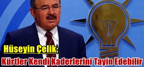 Hüseyin Çelik: Kürtler Kendi Kaderlerini Tayin Edebilir