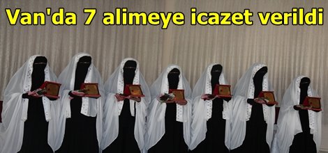 Van'da 7 alimeye icazet verildi