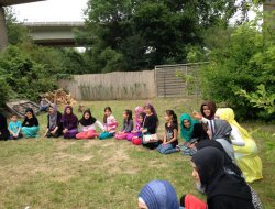 Kız öğrencilerine geleneksel yıl sonu etkinliği