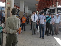 Gaziantep otogarında tatil hareketliliği