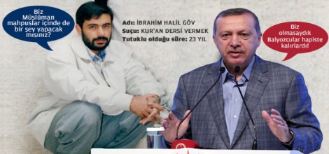Erdoğan'a 'Müslüman Mahpusları' Sordu