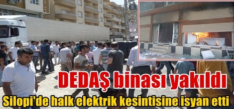 Silopi'de halk elektrik kesintisine isyan etti