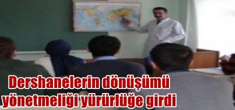 Dershanelerin dönüşümü yönetmeliği yürürlüğe girdi