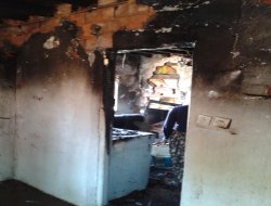 Çınar'da elektrik kontağı yangına sebep oldu