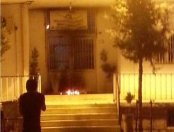 İdil'de TEDAŞ binasına saldırı