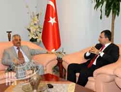 Yemen Turizm Bakanı Diyarbakır Valisini Ziyaret Etti