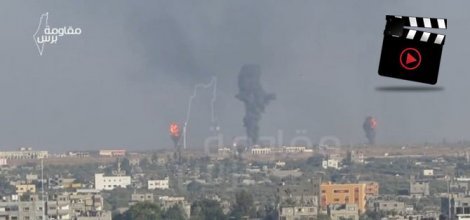 Gazze'ye 23 Saatte 322 Saldırı