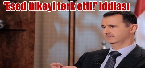 'Beşşar Esed ülkeyi terk etti!' iddiası