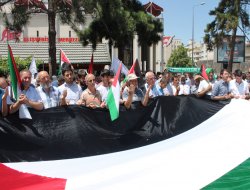 Kayseri'den siyonistlere lanet yağdı