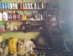 Kızıltepe'de bir işyerinde yangın çıktı