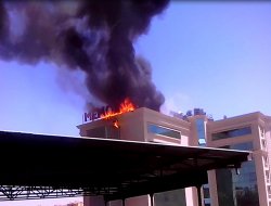 Diyarbakır'da özel hastanede yangın