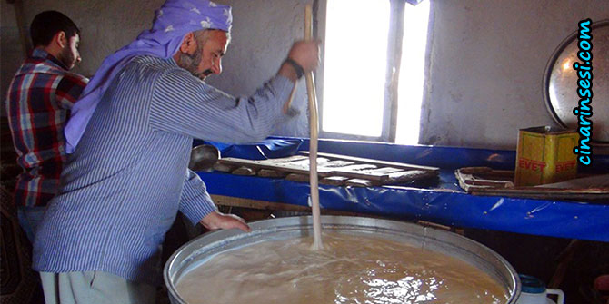 Çınar Karacadağ'da peynir üretimi (Mandere)