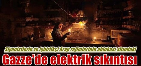 Gazze'de elektrik sıkıntısı
