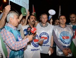 Siyonist İsrail Başkonsolosluğu önünde protestolar sürüyor