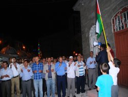 Ağrılılar katil siyonistleri lanetledi