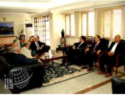 Mustafa Kamalak, Turhan'ı Makamında Ziyaret Etti