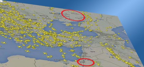 Türkiye hava sahası E-5'e döndü