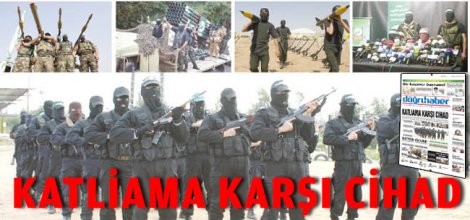 Siyonist katillerin yaptığı katliama karşı cihad