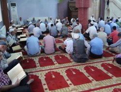 Ramazanın son mukabelesi yoğun ilgi gördü