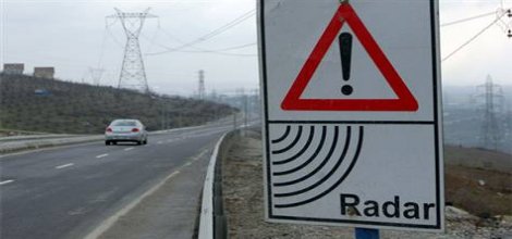 Uyarı Levhası Yoksa Radarla Hıza Ceza da Yok
