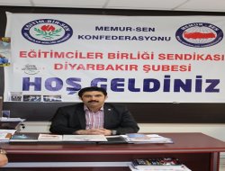 Diyarbakır Eğitim Bir Sen'den atanamayan öğretmeler için açıklama