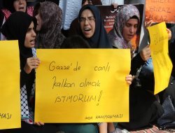 Kadınlar Gazze'de canlı kalkan olmak için kampanya başlattı