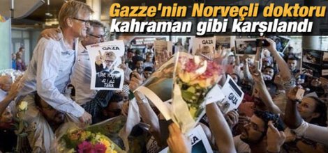 Norveçli doktor Mads Gilbert Gazze`den döndü