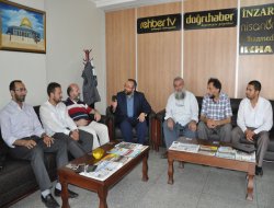 Metin Kaplan'a Özgürlük Platformu'ndan Doğruhaber Gazetesi'ne ziyaret