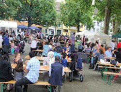 Basel'de toplu bayramlaşma bugün yapıldı