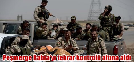 Peşmerge Rabia'yı tekrar kontrolü altına aldı