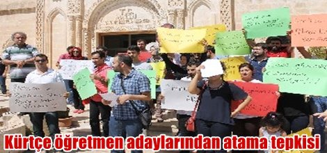 Kürtçe öğretmen adaylarından atama tepkisi