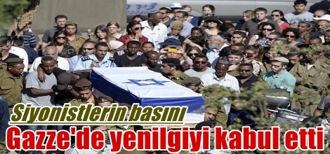 Siyonistlerin basını Gazze'de yenilgiyi kabul etti