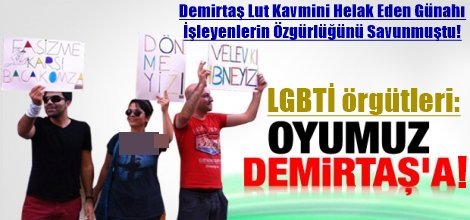 LGBTİ örgütleri: Oyumuz Selahattin Demirtaş’a!