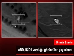ABD, IŞİD Mobilize Birliklerinin Vurulduğu Görüntüleri Paylaştı