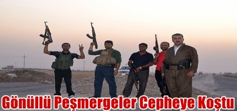 Gönüllü Peşmergeler Cepheye Koştu