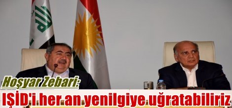 Hoşyar Zebari: IŞİD'i her an yenilgiye uğratabiliriz