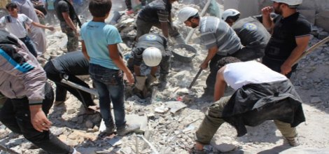 Halep’te pazar yerine varil bombalı saldırı: 30 ölü